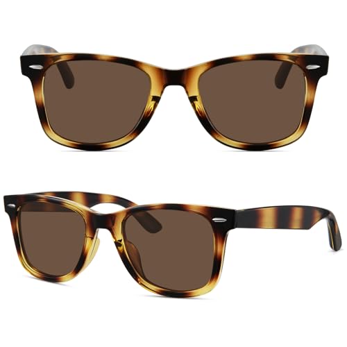 Image of MEETSUN Polarized Sunglasses for Women Men Classic Retro Square Frame Driving Sun Glasses UV Protection