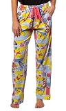 MJC Women's Winnie the Pooh and Friends Colorblock Cotton Lounge Pants (Large)