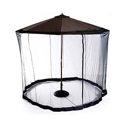 Preisvergleich Produktbild Moskitonetz für Sonnenschirm, Gartenmückenabdeckung im Freien, Regenschirmabdeckung Moskitonetzschirm Regenschirmabdeckung Moskitonetzbildschirm Sonnenschirmkonverterabdeckung Drehen Sie Ihren Sonnen