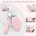 PIFOOG Key Fob Cover fit for Hyundai 2025 2024 Elantra Tucson Kona Santa Fe Sonata Ioniq 6 Pink 5 Button Car Keys Case Shell Accessories Bling Keychain Full Covers Protector Girly Women TPU
