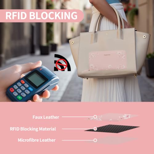 Image of Pomelo Best Wristlet Women Wallet Floral RFID Clutch Purse