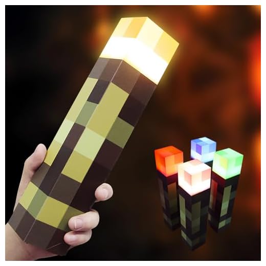 Dhqkqg LED Fackel Wandlampe, Wall Fackel Nachtlicht 28cm, USB wiederaufladbar für Nachttischlampe, 4 Farben, Licht Flamme Nachahmen, Geschenk für Gamer (A-4 Color)