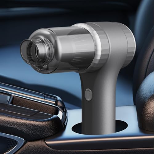 Aspirador de coche portátil y soplador manual de 9000Pa para limpieza de teclado y alfombras 8