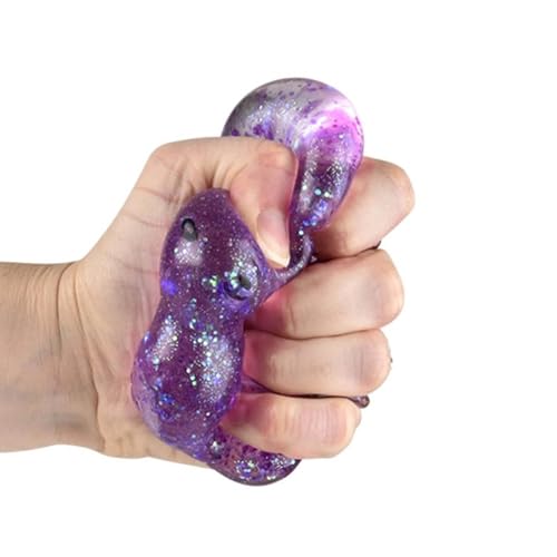Gummi Bär Sensorik Spielzeug für Erwachsene [4 Stück], Weiches Knautschspielzeug gegen Stress, Autistische Stimming Hand Stressball für Kinder & Erwachsene, Anti Stress Spielzeug Geschenk (Bunt)
