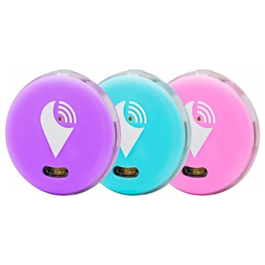 TrackR pixel - Bluetooth Tracking Device. Item Tracker. Phone Finder. iOS/Android Compatible - 3 Color, Aqua, Purple, & Pink.