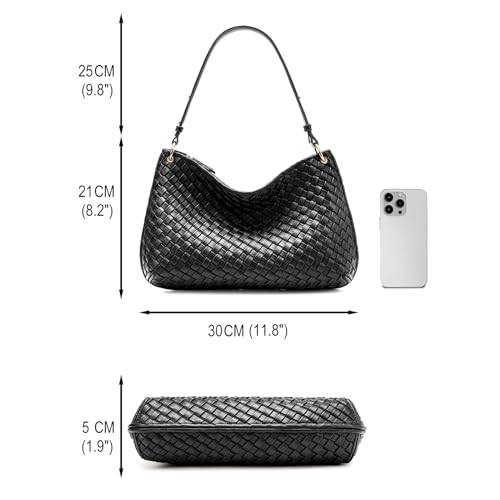 Bolso tejido para mujer pequeño tipo hobo miniatura 4