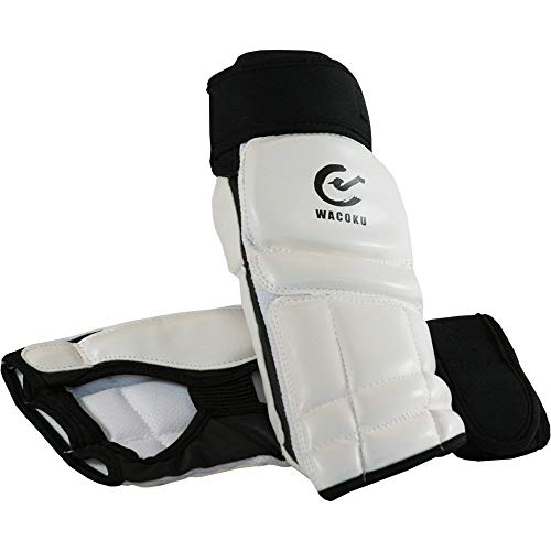 Protège-pieds Taekwondo Wacoku blanc de compétition haute performance taille S