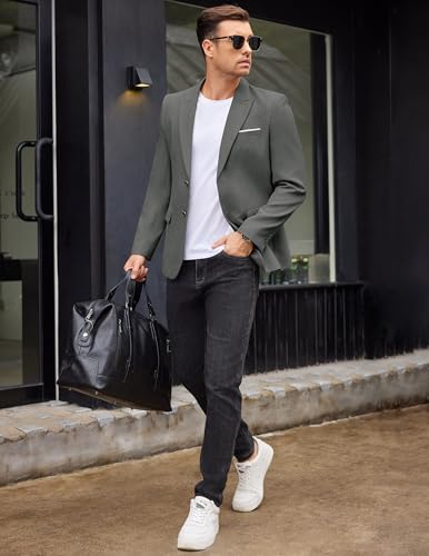 COOFANDY Mens Sport Coat Regular Fit Dress Jackets Wrinkle Free Casual Blazer Jackets4