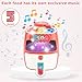 deAO Toy Air Fryer for Kids,19PCS Kitchen Playset Toy with Sounds and Lights Role Playing Game,Color Changing Play Foods Pretend Food and Cooking Playset for Boys Girls Toddlers…
