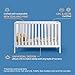HARPPA Grevia 5 in 1 Convertible Crib, 3 Adjustable Heights, Converts to Toddler Bed, Daybed, Sofa and Full-Size Bed, Fits Standard Baby Crib Mattress