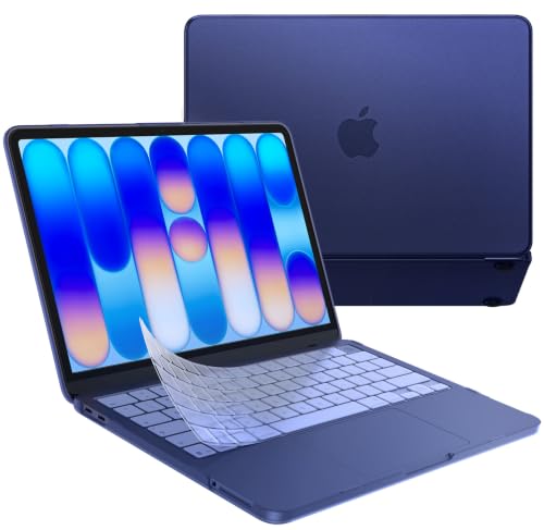 Image of EooCoo for MacBook Neo Case 13 inch 2026, 100% Match Color, Indigo Clear