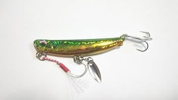 Amazon.co.jp: ブレード付き 後方重心 メタルジグ 40g 4色セット