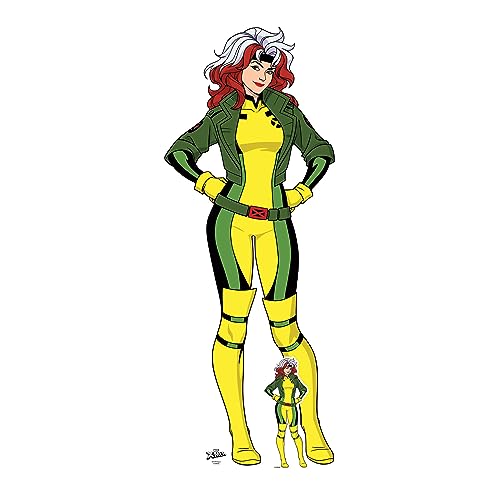 Star Cutouts SC4299: Marvel Legends - Rogue X-Men '97 Cardboard Cutout - Perfect for Marvel Fans, Parties, and Events - Height 170cm