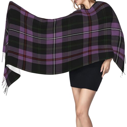 Chapman Tartan Imitation Cashmere Tassel Scarf Winter Scarf Autumn Softest Classic Warm3