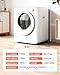 Euhomy Portable Clothes Dryer, 1.5 Cu.Ft. Portable Dryer, 850W Drying Machine with Front-Loading Stainless Steel Drum, 5 Functions, Suitable for Apartments, Dorms, RVs, Small Spaces