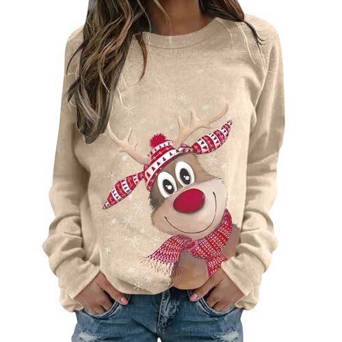 Ugly Christmas Sweater Weihnachtspullover Damen Lustige Weihnachten...
