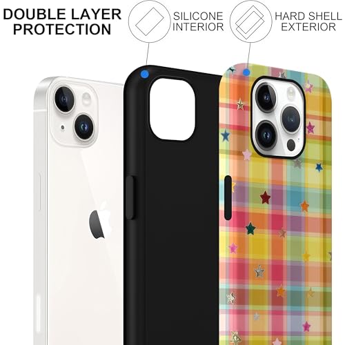 Idée cadeau fille : coque iPhone 12 Pro Max étoiles colorées - 3