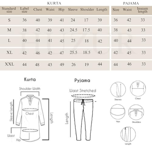 Image of HUZUR Mens Silk 6 Loop Kurta Pajama
