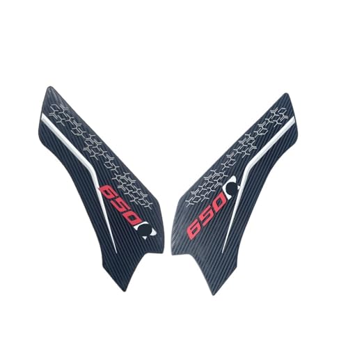 Protections genoux étanches CBR650 look carbone anti-rayures pour réservoir moto