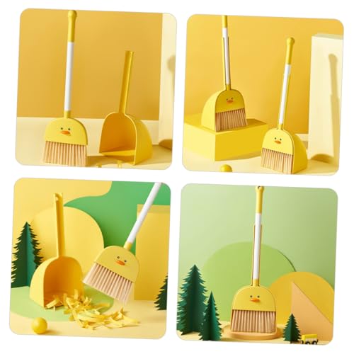 ELAYARD Mini Besen und Kehrschaufel Set Kleines Cartoon Reinigungsset Sicher und Langlebig Leicht zu Handhaben als Hausarbeitshelfer für Mädchen und Jungen Kompakt und Platzsparend – Bild 8
