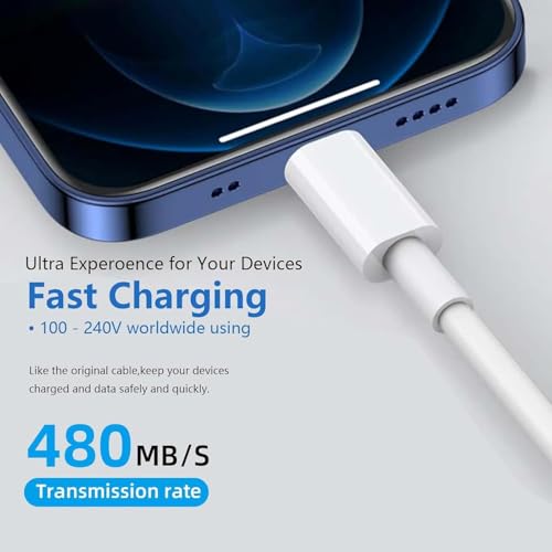 Image of 2 Pack 6FT Car Carplay Cable Data Cord for iPhone 17 Air /16E 16 Plus 15 Pro Max,iPad Pro 13 11, iPad Air USB A to USB Type C Charger Charging,Samsung Galaxy Tab A7 A8 A9 S10+ S9 S8 Note 10 S10,LG,MOTO