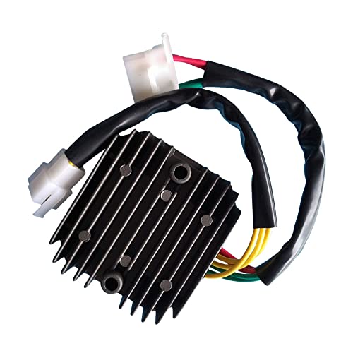 Riloer Rectificador regulador de voltaje, rectificador regulador de voltaje de motocicleta, 31600-MS6-921 compatible con Honda Xl 600V Transalp 1987-1999