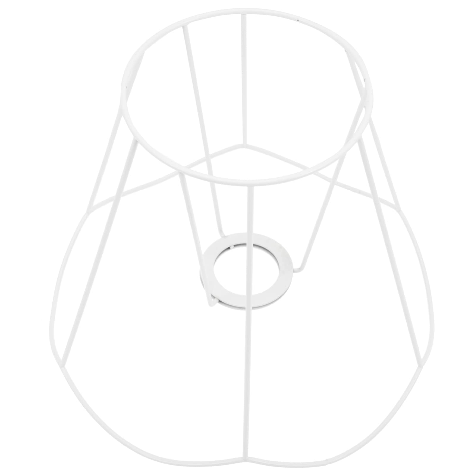 Uonlytech Struttura Paralume in Ferro per Lampada da Tavolo E27, Facile da Installare, Resistente e Adatta a Lampade Fai da Te Design Semplice e Funzionale