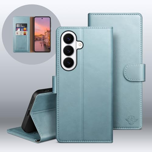 SUANDUCK Wallet Case for Samsung Galaxy S26 Plus, Sky Blue by SUANDUCK - Used condition - Image 7