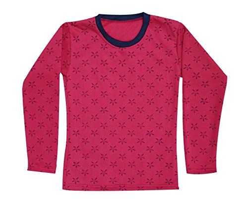 Image of IndiWeaves Girls Combo Pack of Fleece Warm T-Shirt and Cotton Printed Lower for Winters (Multi,11-12 Years) Pack of 5 Multicolour