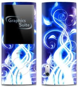 Electric Blue Skin for Apple iPod Nano 5th Generation