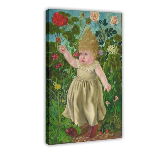 Toile Nelly Among Flowers Otto Dix pour une ambiance de salon unique