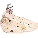 mermaker Burritos Blanket 2.0 Double Sided for Adult and Kids, Novelty Tortilla Throw Blanket Adult 71 inches, Realistic Soft Flannel Taco Blanket (Yellow Blanket-Double Sided 1)