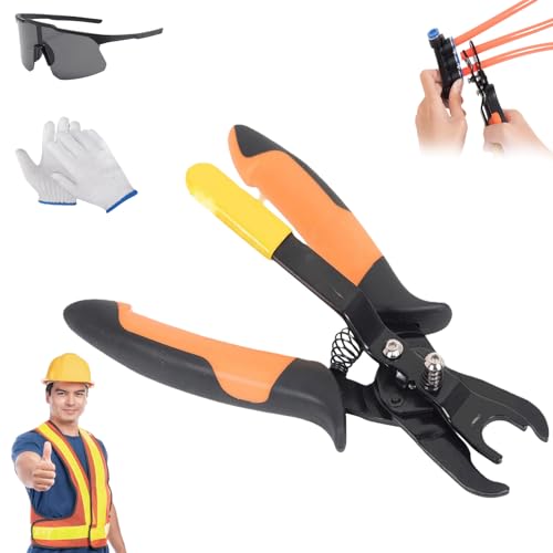 2026 New Air Hose Connector Removal Tool,Push To Connect Fittings Disconnect Tong Tool,Air Line Removal Tool For Removing Push-Fit Pneumatic Fittings 1/4”, 5/16” (1pcs)