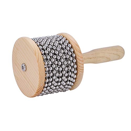 Vbestlife Niños Cabasa Instrumento Musical de Madera Cabasa Shaker para niños Estudiante