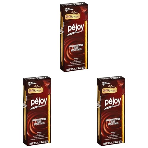 GLICO Pejoy chocolate biscuit sticks, 1.13 oz (Pack of 3)