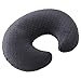 DONOMILO Nursing Pillow and Positioner Breastfeeding and Bottle Feeding, Propping Baby, Tummy Time, Sitting Support for Baby Boy and Baby Girl, with Removable Dots Cover (Black)