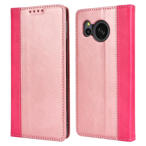 Havaya AQUOS sense8 ケース aquosセンス8 ケース SH-54D ケース 手帳型 docomo SHG11 耐衝撃 シャープ Sharp アクオス カバー au SH-M26 SoftBank 楽天モバイル カード収納 レザー-ロー