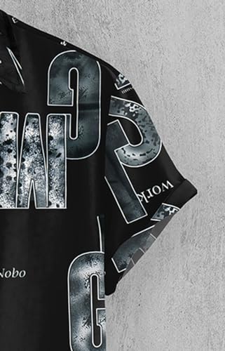 Image of Men Stylish Premium Branded Typography Print Festival Printed Cotton Stretchable Fabric Slim Fit Half Sleeve Cut Away Collar Casual Shirt