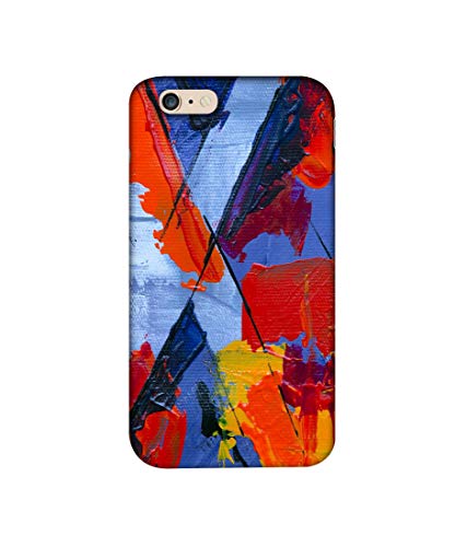 Image of Amazon Brand - Solimo Designer X Multicolor Texture 3D Printed Hard Back Case Mobile Cover for Apple iPhone 6 Plus / 6S Plus