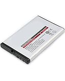 Maße: ca. 60 x 38 x 5 mm. cellePhone Akku Li-Polymer kompatibel mit Nokia 5800 5900 XpressMusic - Asha 200 201 - Lumia 520 521 525 526 530 (Ersatz für BL-5J)