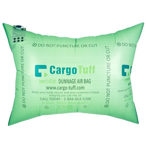 IDL Packaging 36" x 48" Dunnage Airbags, Woven Polypropylene, Level 1 (Pallet of 700) - Fill the Void in Trucks and Intermodal Shipments, Reusable Cargo Securing Solution for Container Stuffing