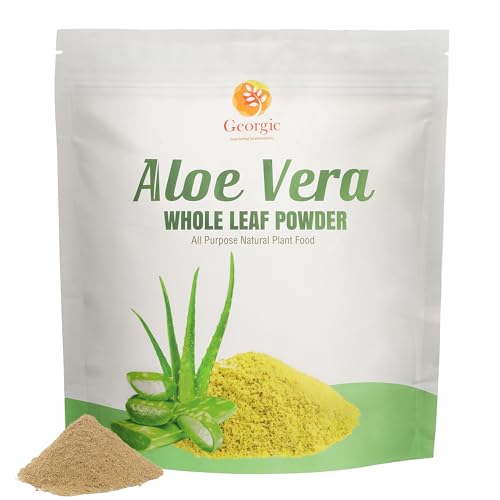 Natural Aloe Vera Whole Leaf Powder Fertilizer, 3 lb - Seed Starter, Germination & Propagation -...