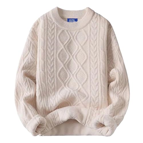 Aelfric Eden Oversized Sweater 90s Vintage Cable Knit Long Sleeve Women Heavy Crewneck Pullover