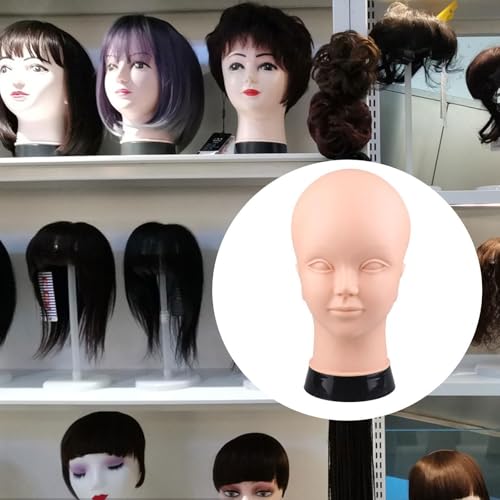 Cabeza de maniquí de maquillaje multifuncional con soporte estable 8