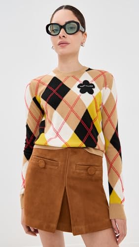 Marc Jacobs Women's Preppy Daisy Argyle Crewneck3