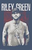 Riley Green - Grunge Wall Poster, 19L" x 13W", Premium Unframed Version