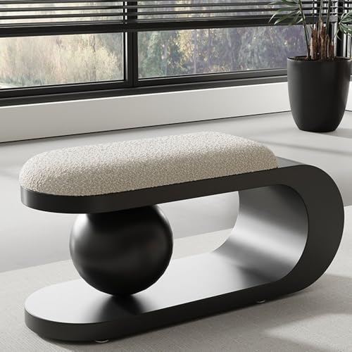 AKIQKPX Modern Upholstered Shoe Bench, Ottoman Bench, Simple Sofa Bench,