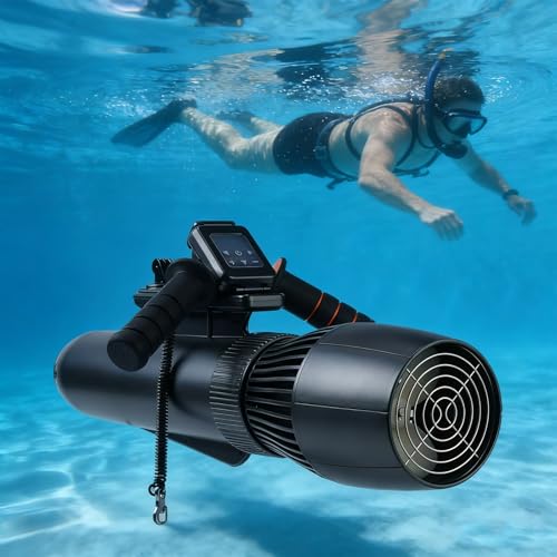 Patinete submarino para buceadores, scooter eléctrico de 700 W con batería de 16000 mAh, control remoto para un fácil uso durante las inmersiones