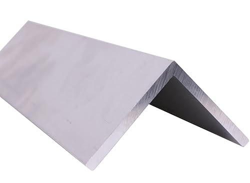 Miniatura 4 de VERNUOS Ángulo de aluminio 6061 de 3 x 3 x 1/4 pulgadas, 12 pulgadas de longitud, molino T6511, grosor de 1/4 pulgadas