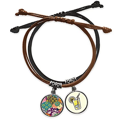 Bracelet style japonais fleuri en cuir pour sublimer vos tenues d'été